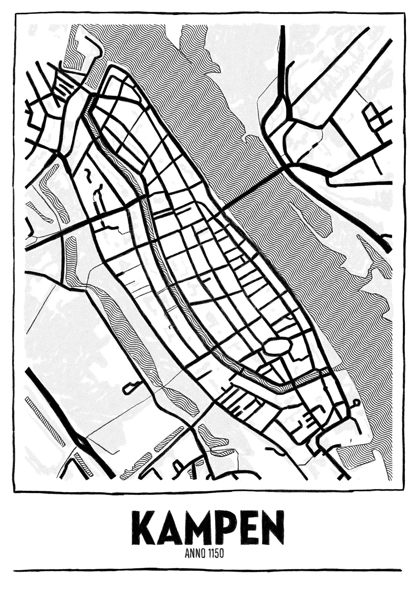 Kampen kaart