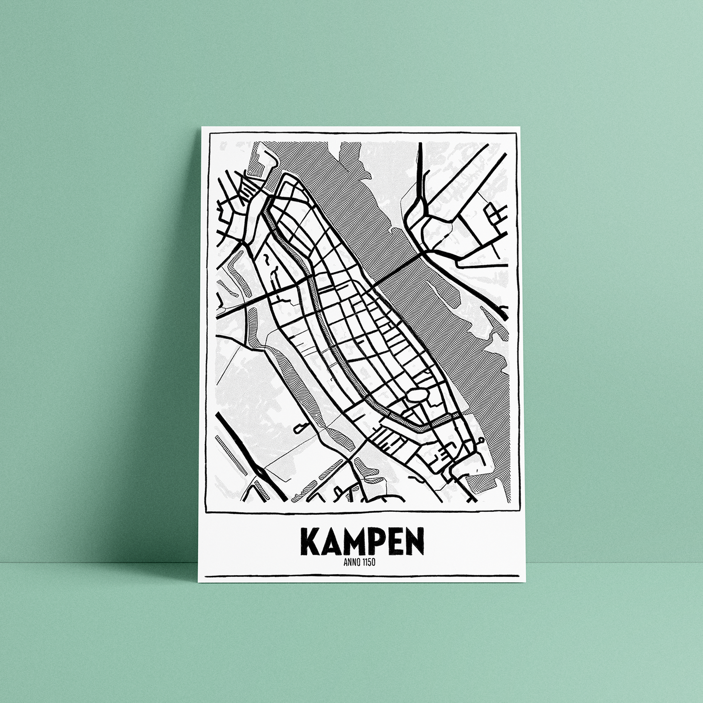 Kampen kaart