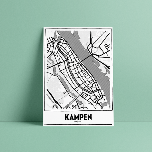 Kampen kaart