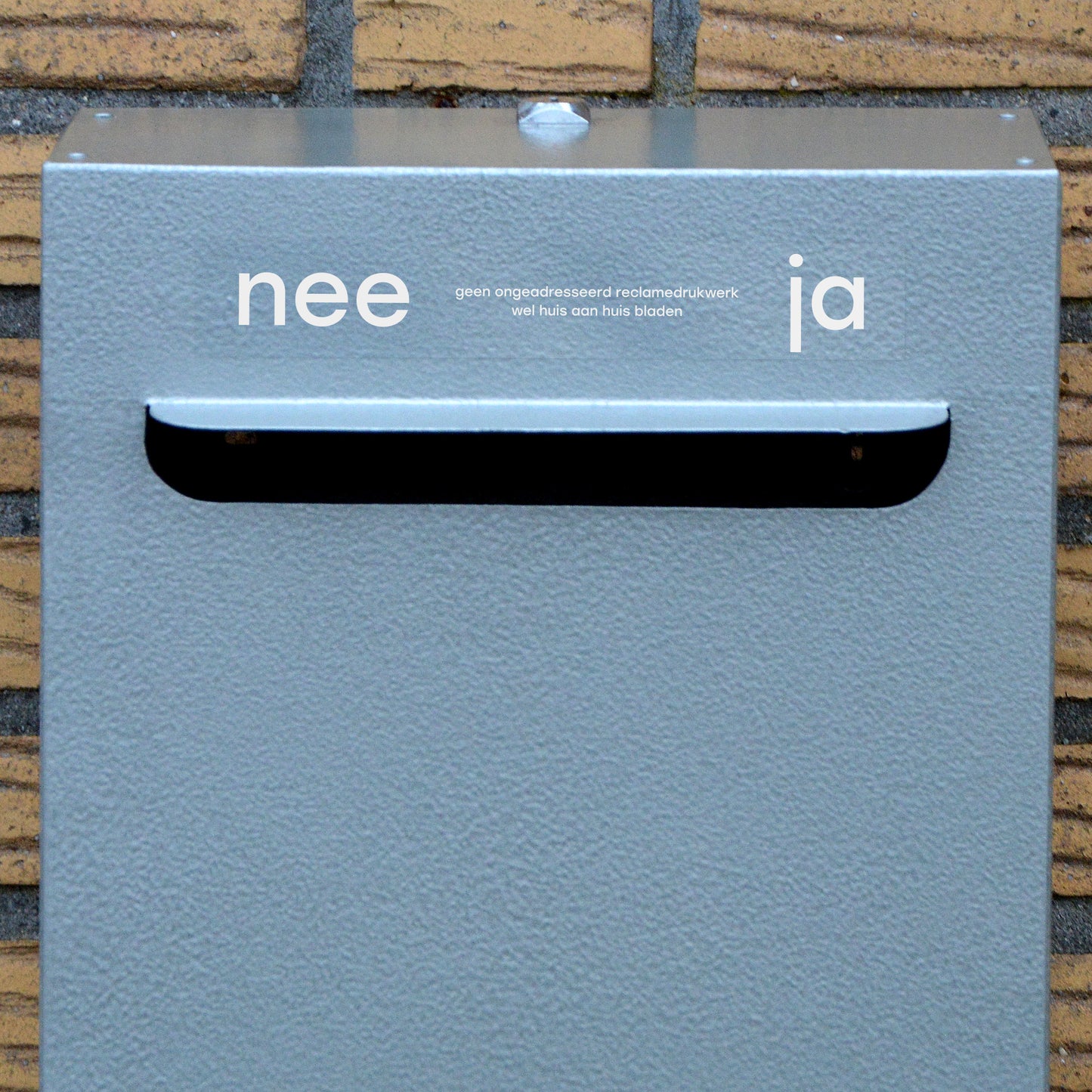Brievenbussticker - strak