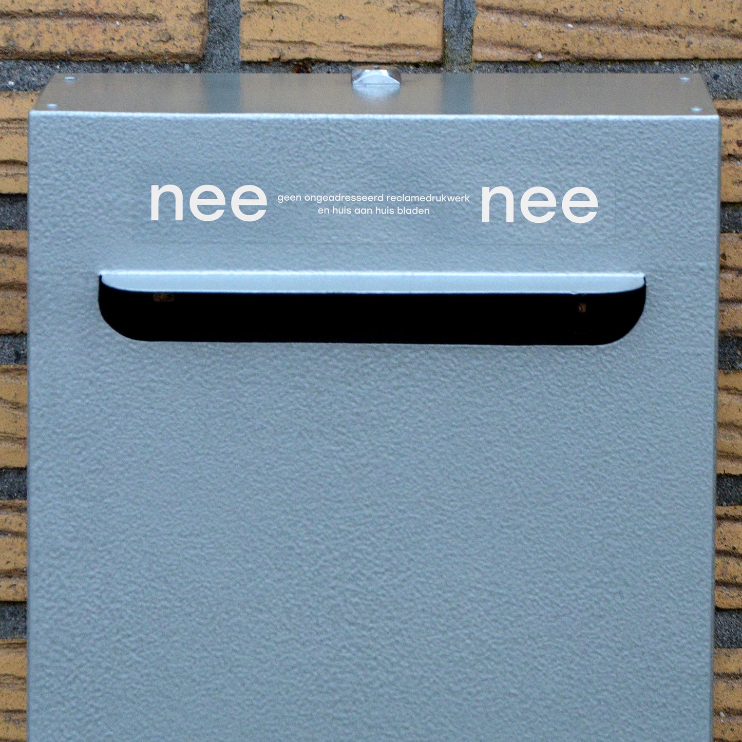 Brievenbussticker - strak