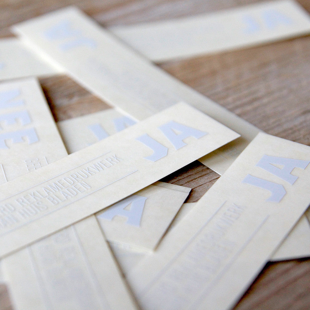 Brievenbussticker - streng