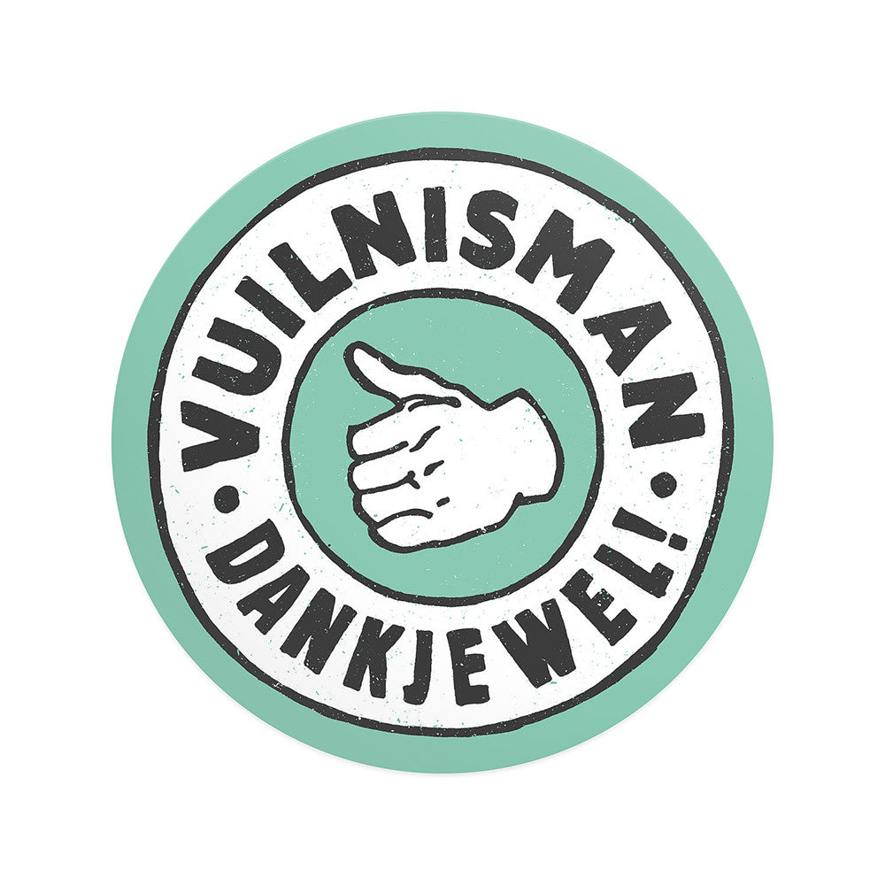 Vuilnisman dankjewel!