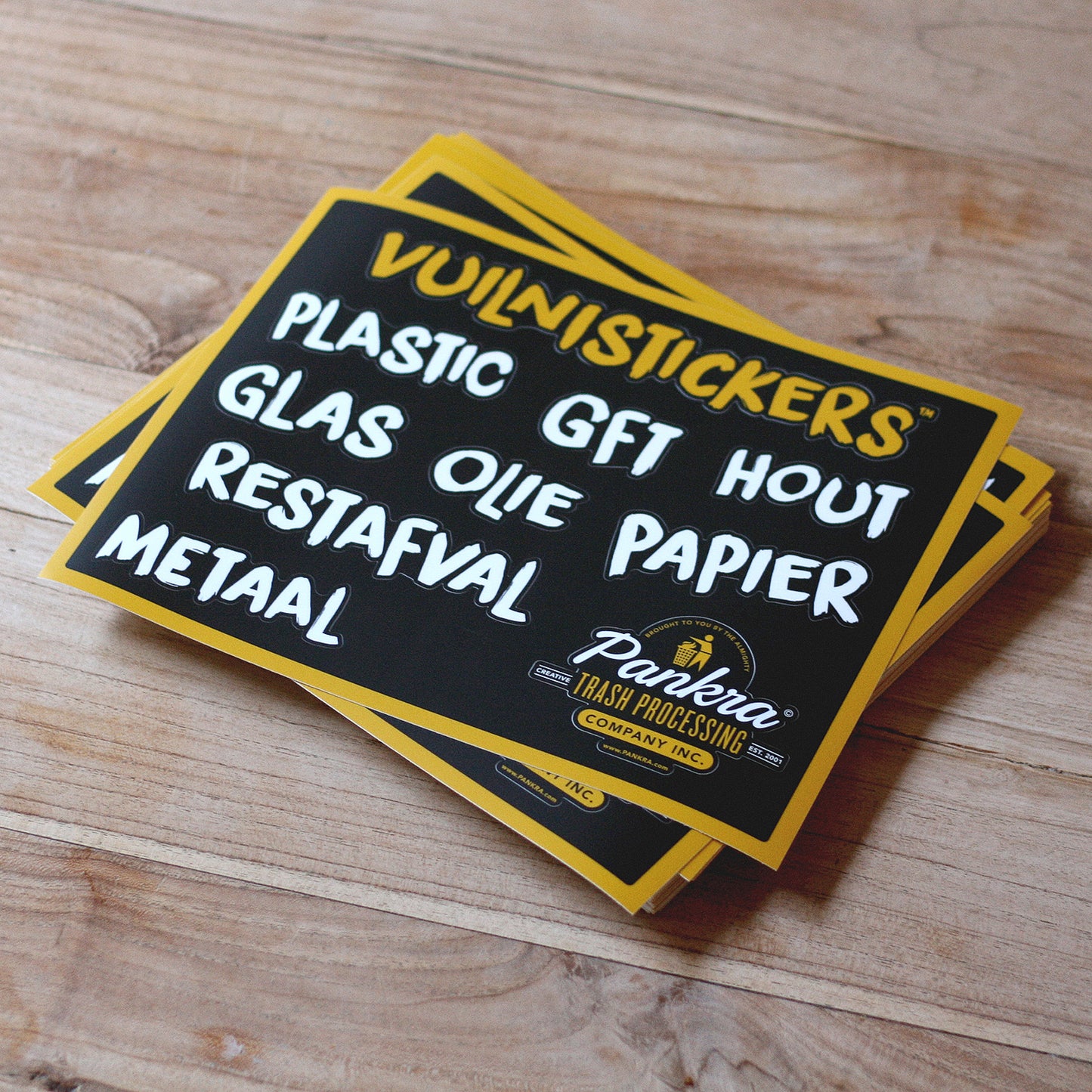 Vuilnistickers